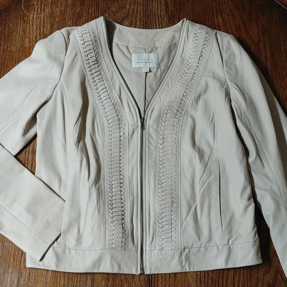 Hinge Designed in Seattle Leather Jacket Size M